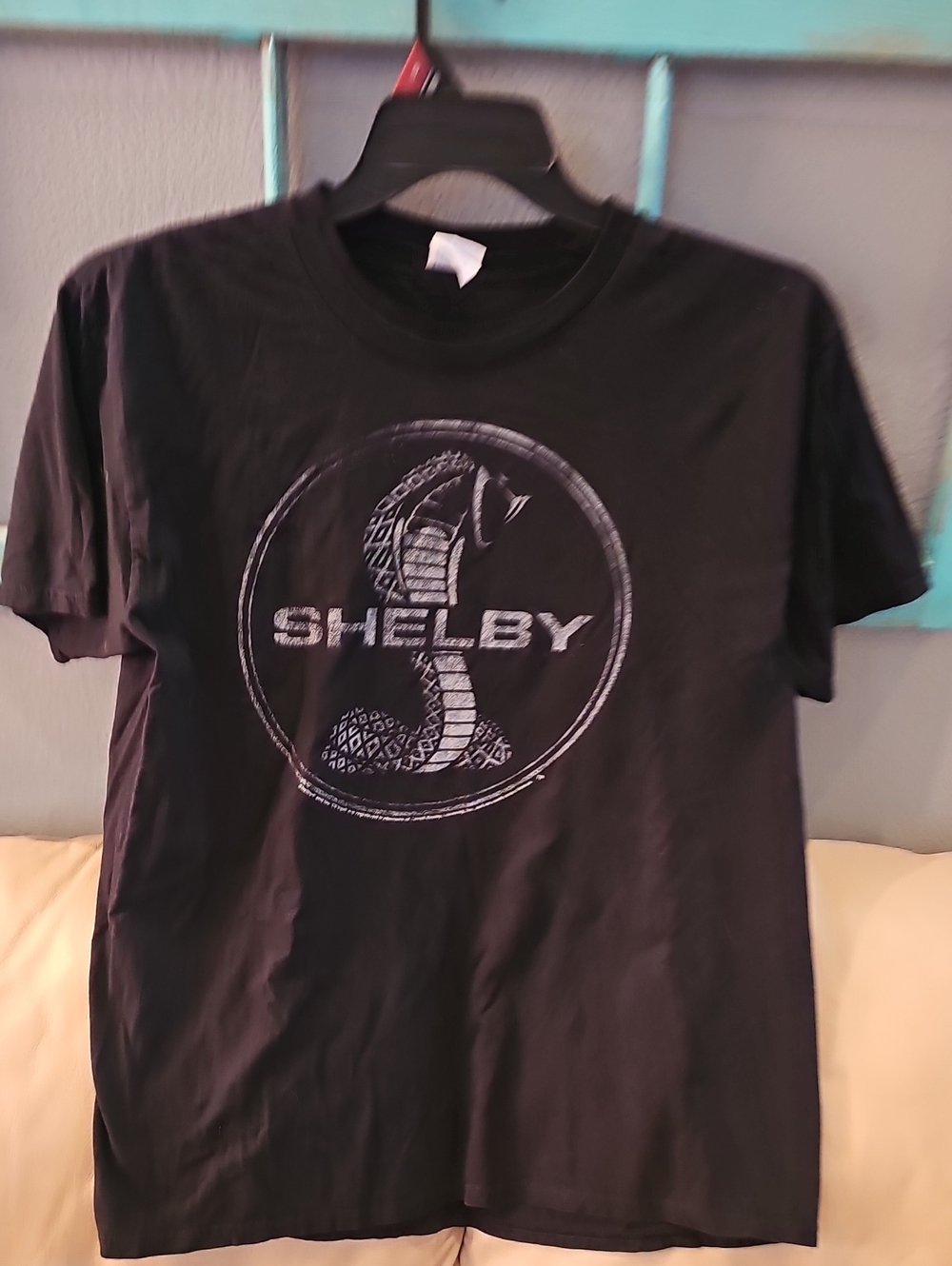 Selby Black Short Sleeve Tee with Cobra Logo